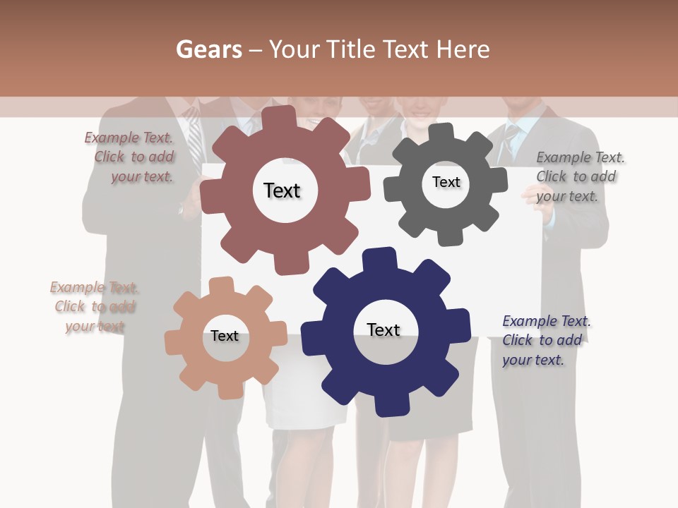 Area Coworker Isolated PowerPoint Template