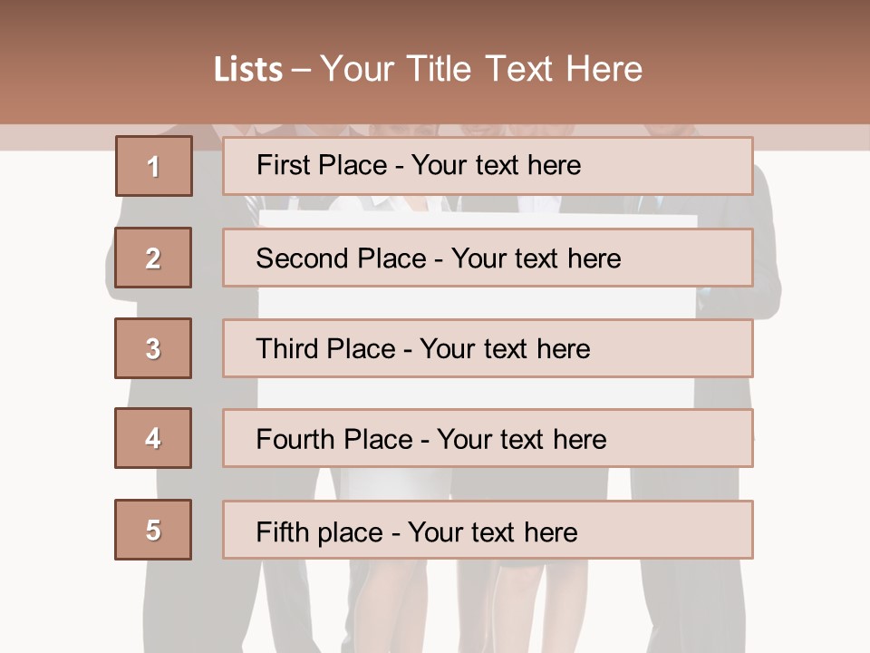 Area Coworker Isolated PowerPoint Template