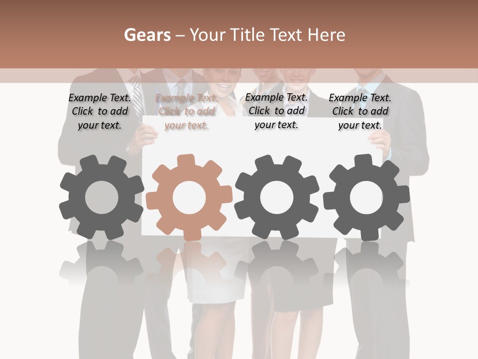 Area Coworker Isolated PowerPoint Template