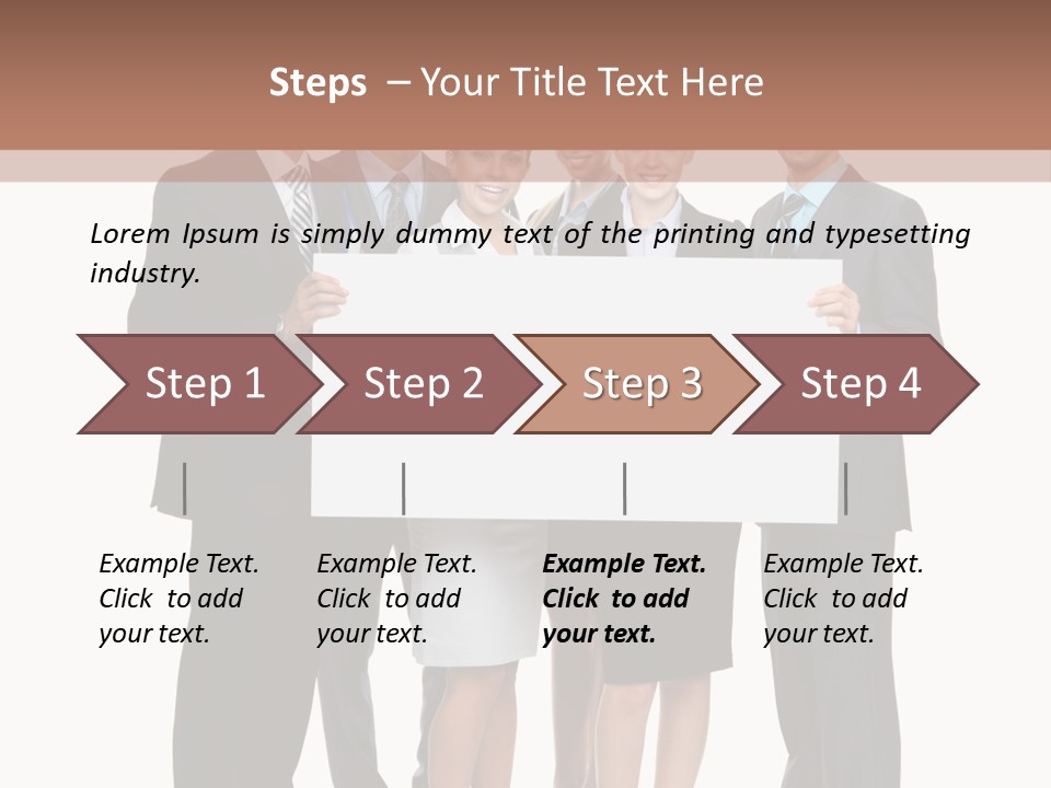 Area Coworker Isolated PowerPoint Template