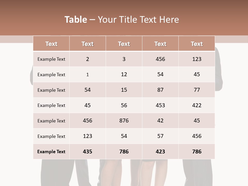 Area Coworker Isolated PowerPoint Template