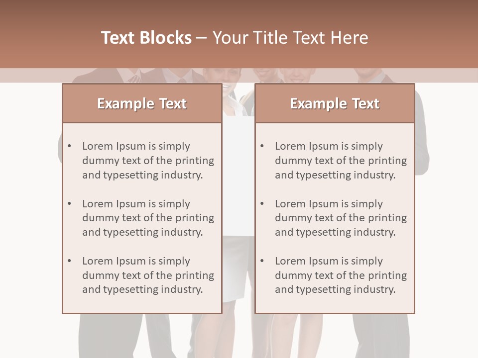 Area Coworker Isolated PowerPoint Template