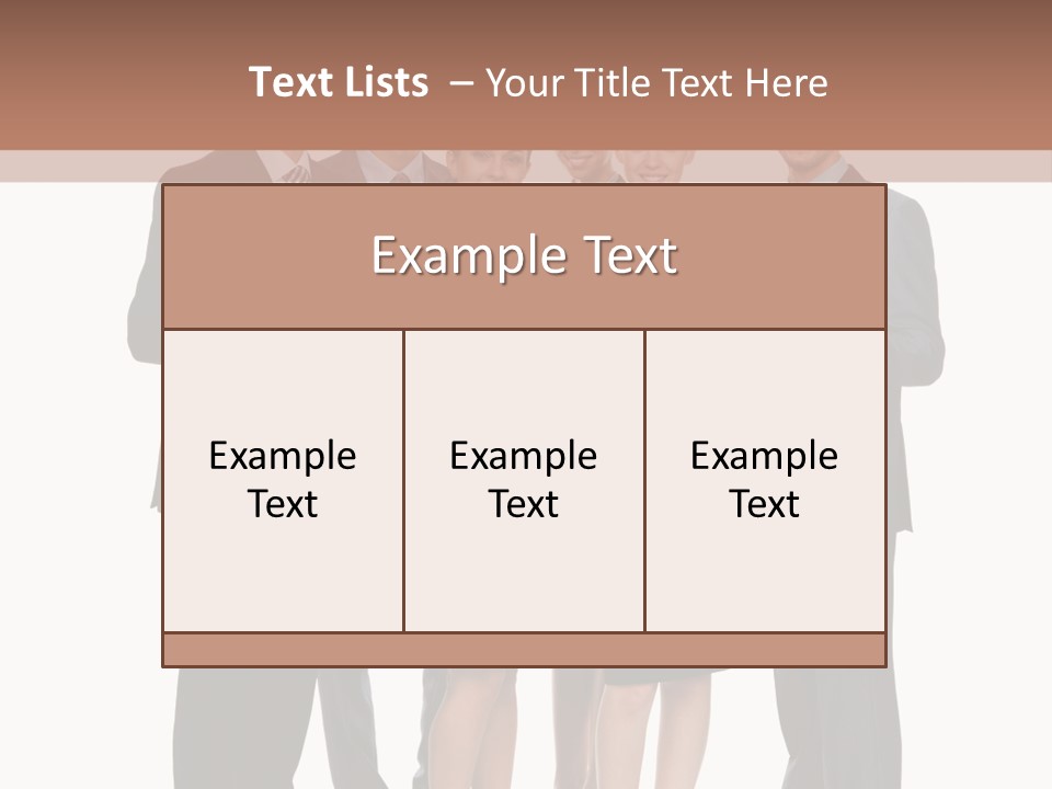 Area Coworker Isolated PowerPoint Template