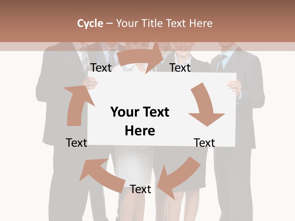 Area Coworker Isolated PowerPoint Template