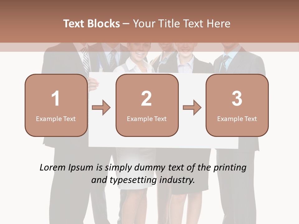 Area Coworker Isolated PowerPoint Template