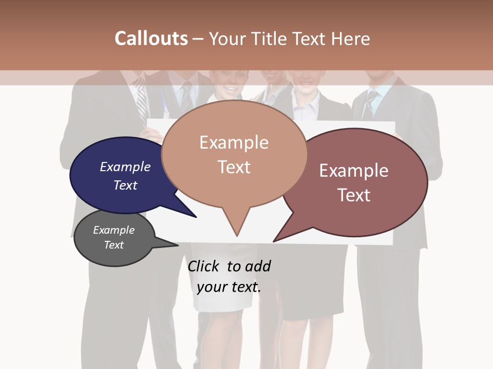 Area Coworker Isolated PowerPoint Template