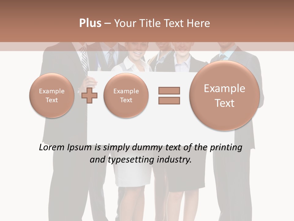 Area Coworker Isolated PowerPoint Template