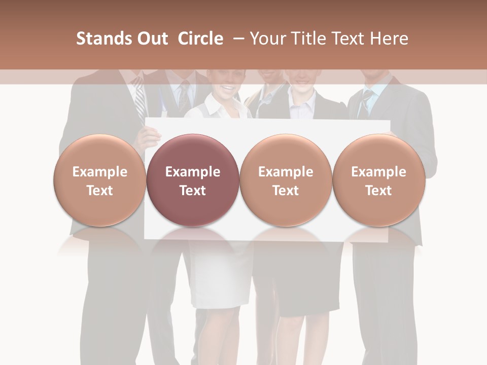 Area Coworker Isolated PowerPoint Template