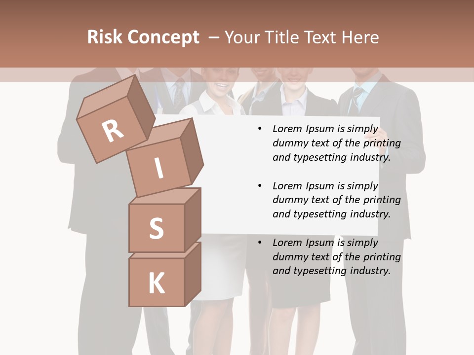 Area Coworker Isolated PowerPoint Template