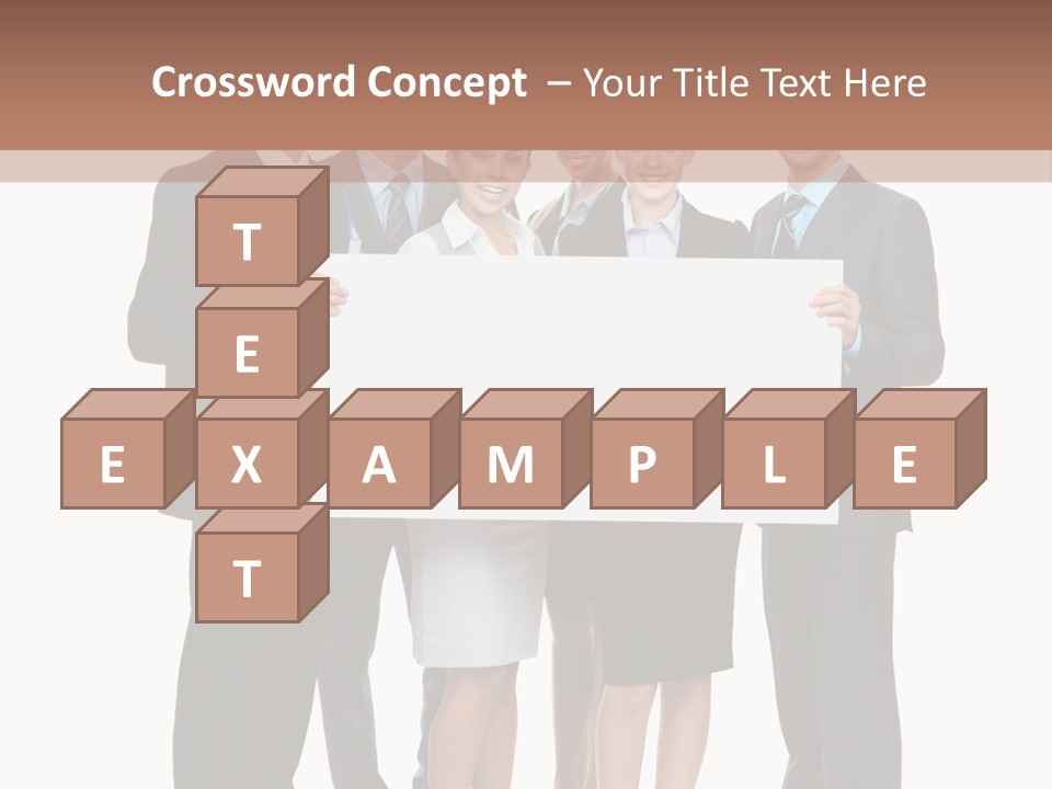 Area Coworker Isolated PowerPoint Template