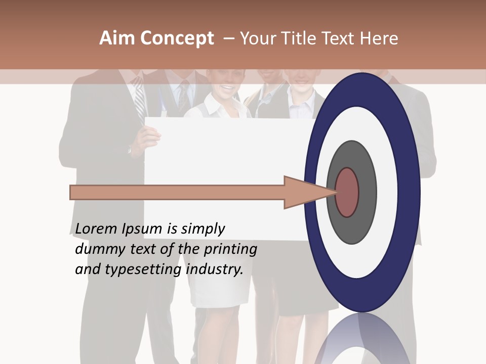 Area Coworker Isolated PowerPoint Template