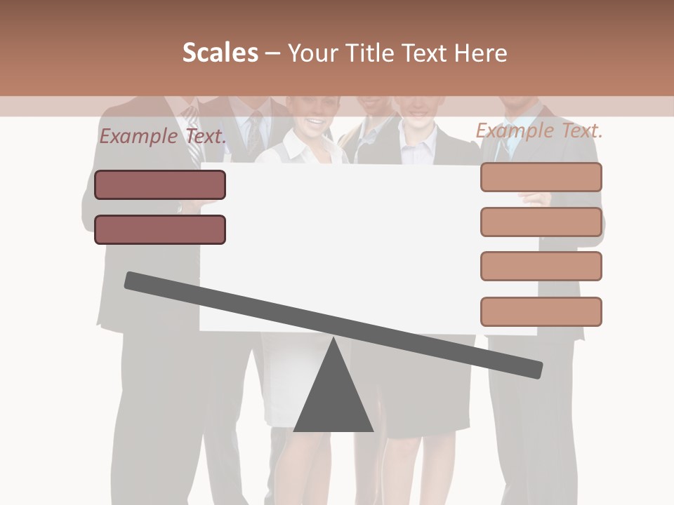 Area Coworker Isolated PowerPoint Template