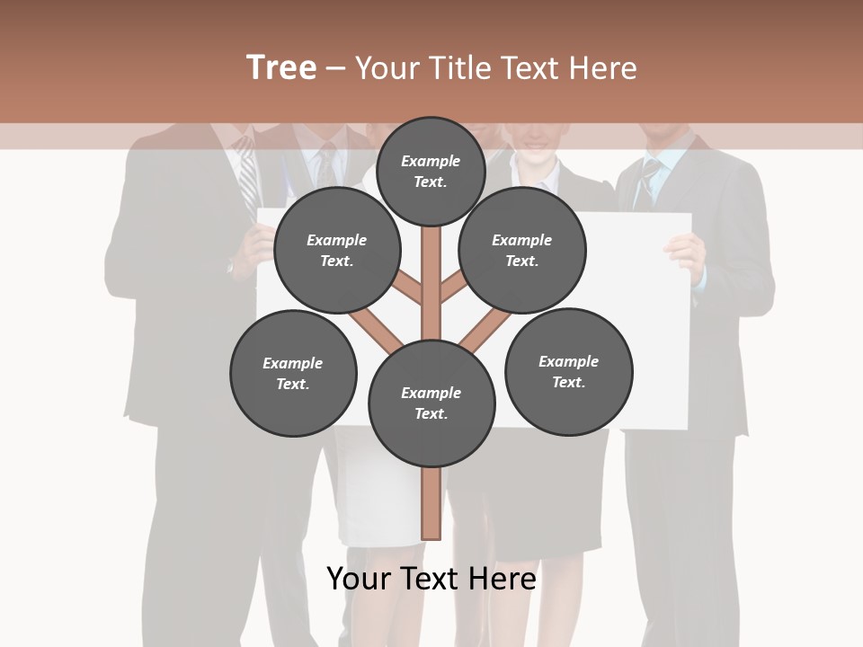 Area Coworker Isolated PowerPoint Template