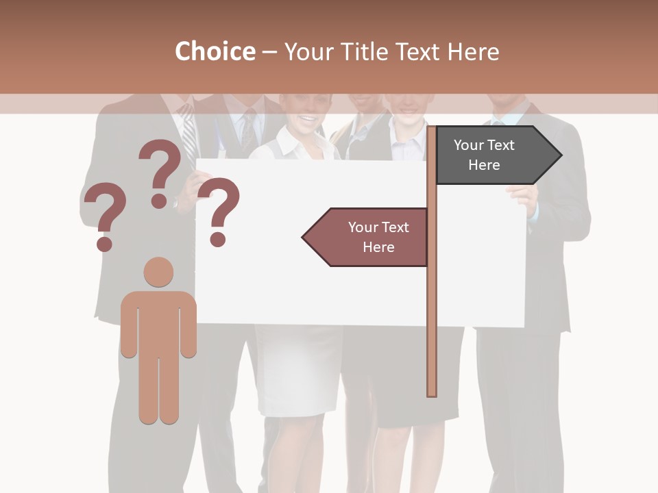 Area Coworker Isolated PowerPoint Template