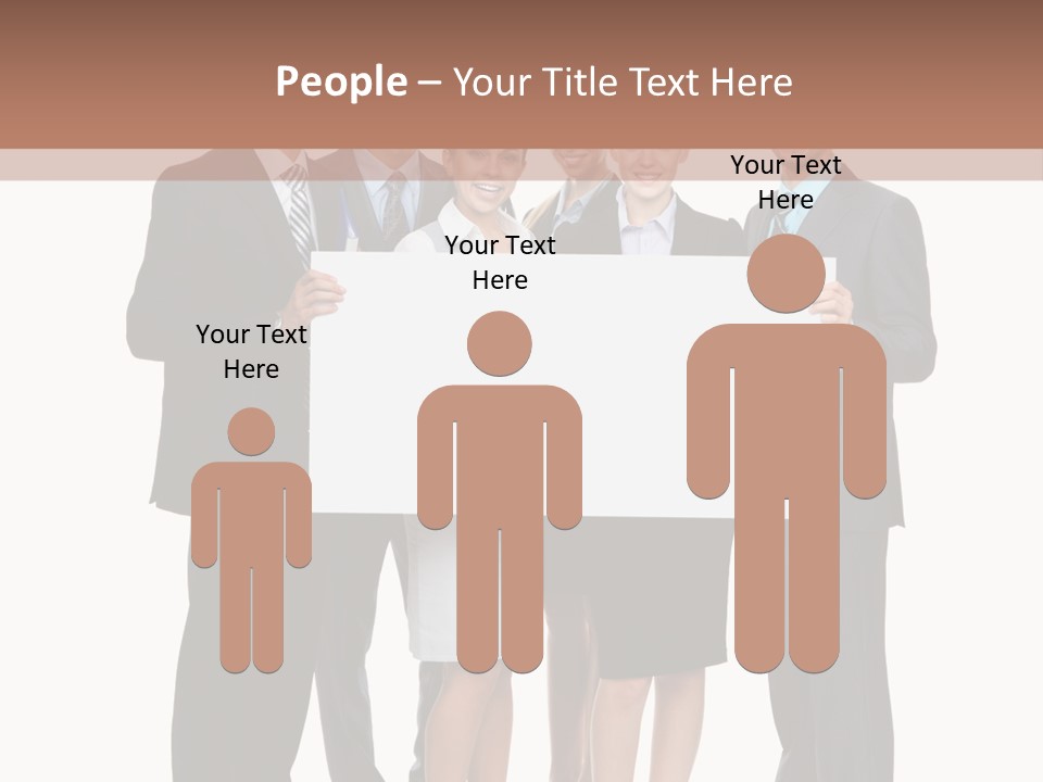 Area Coworker Isolated PowerPoint Template
