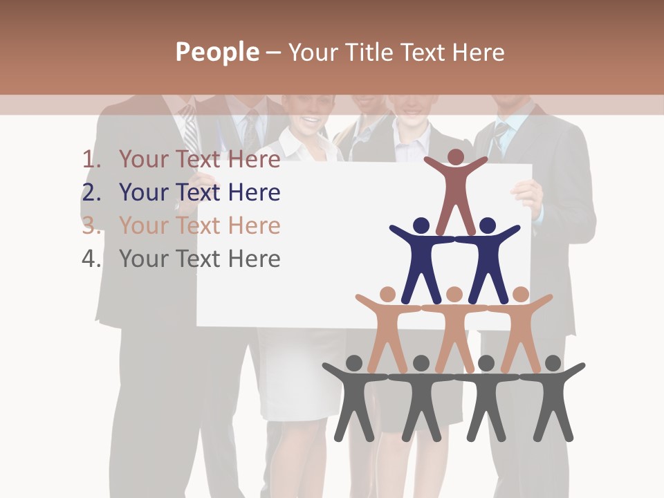 Area Coworker Isolated PowerPoint Template