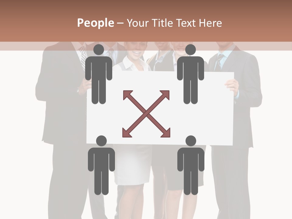 Area Coworker Isolated PowerPoint Template