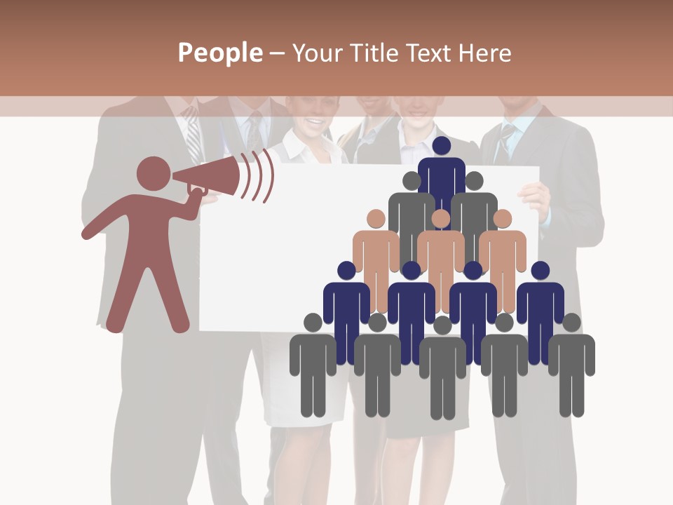 Area Coworker Isolated PowerPoint Template