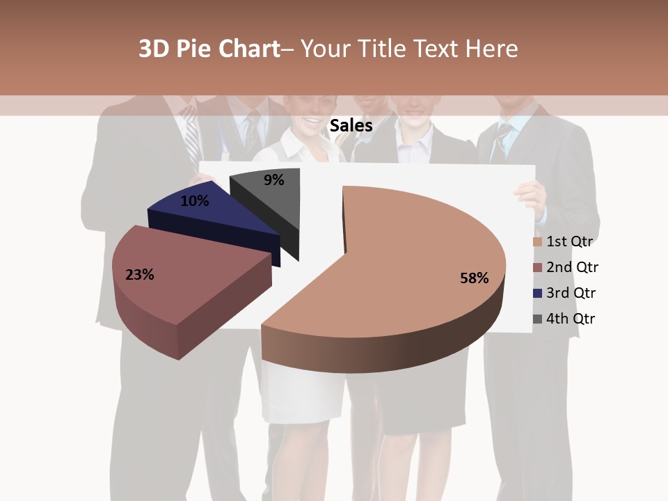 Area Coworker Isolated PowerPoint Template