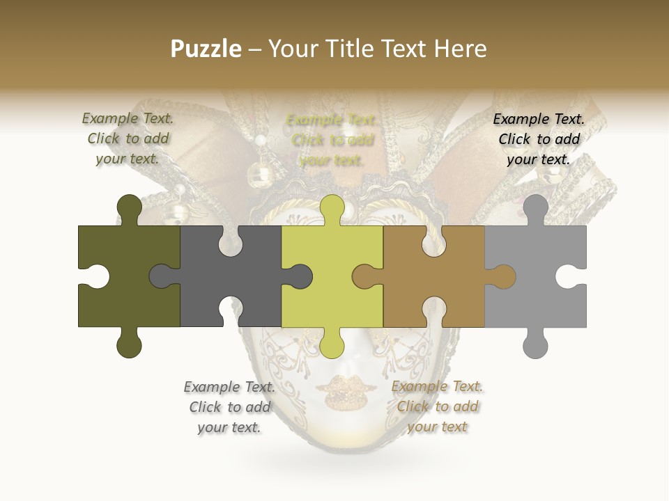 Hidden Eye Shadow PowerPoint Template