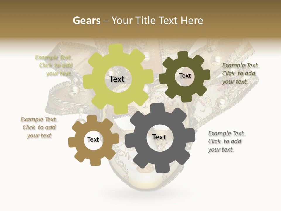 Hidden Eye Shadow PowerPoint Template