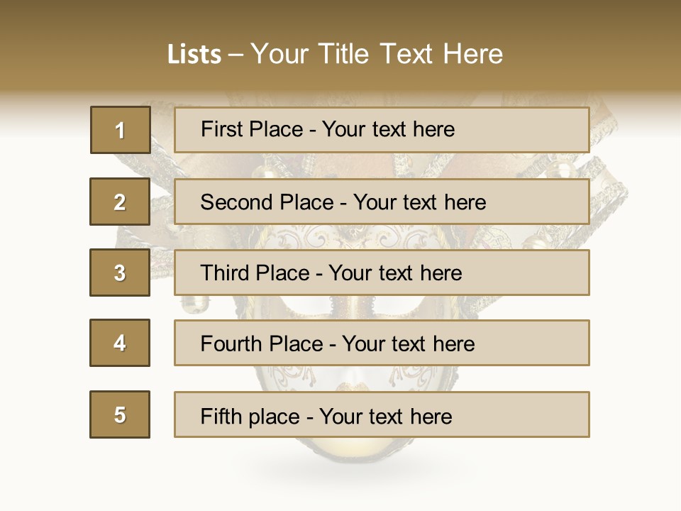 Hidden Eye Shadow PowerPoint Template