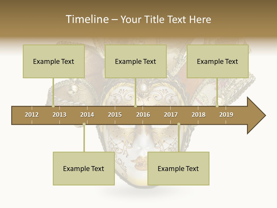 Hidden Eye Shadow PowerPoint Template