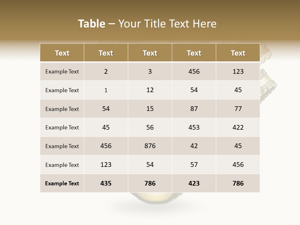 Hidden Eye Shadow PowerPoint Template