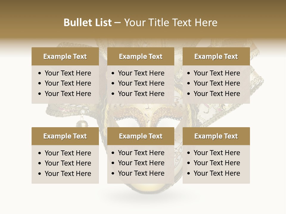 Hidden Eye Shadow PowerPoint Template