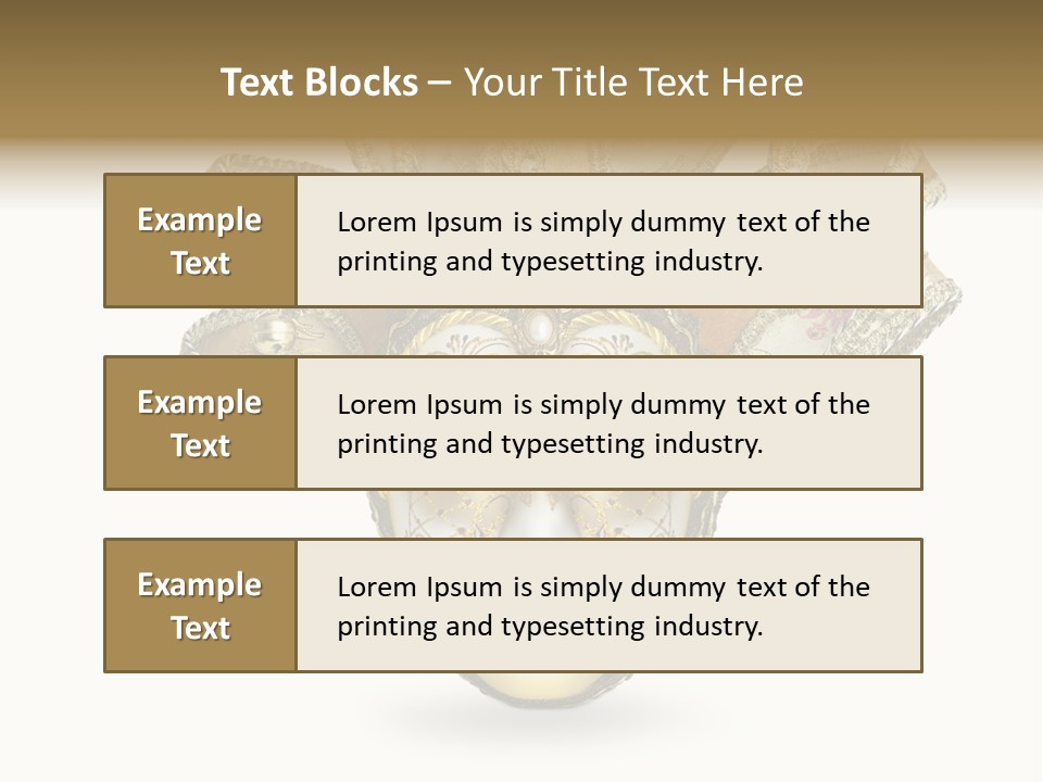 Hidden Eye Shadow PowerPoint Template