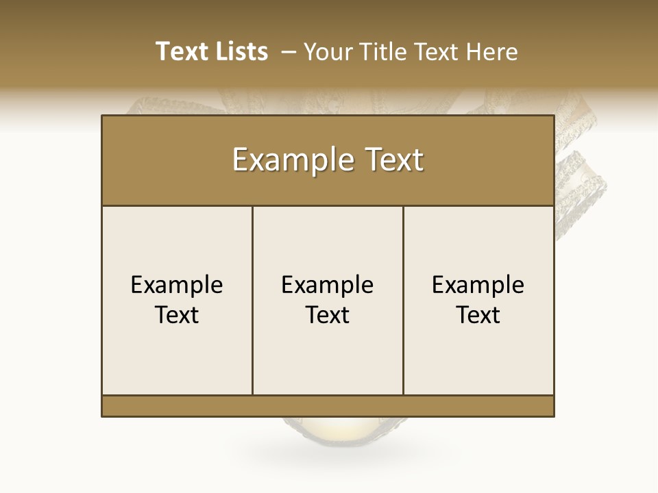 Hidden Eye Shadow PowerPoint Template