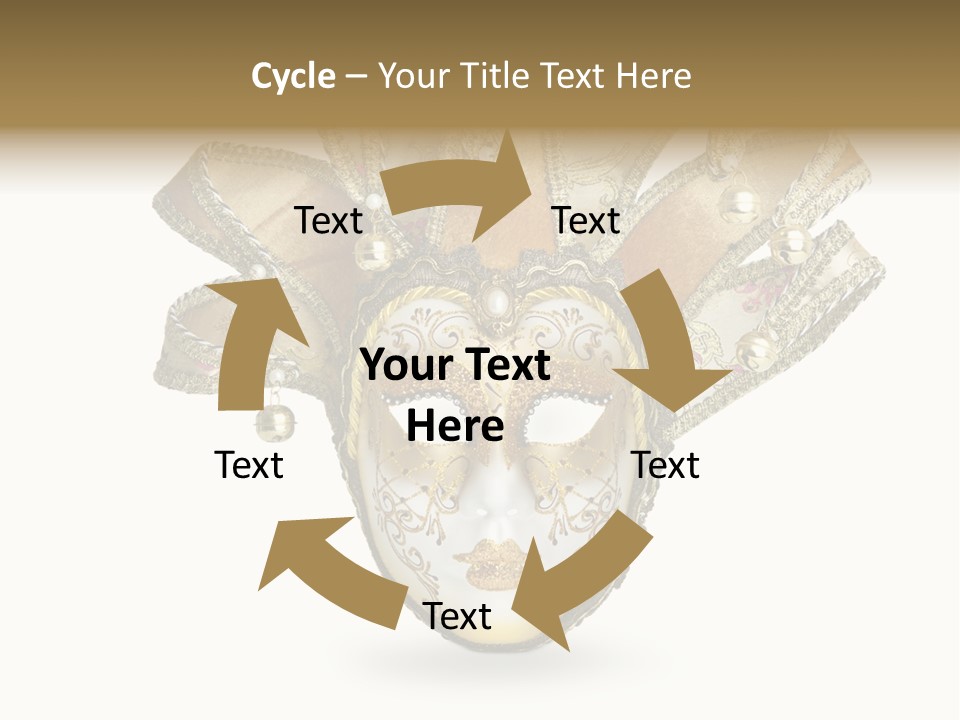 Hidden Eye Shadow PowerPoint Template