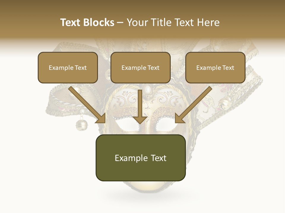 Hidden Eye Shadow PowerPoint Template