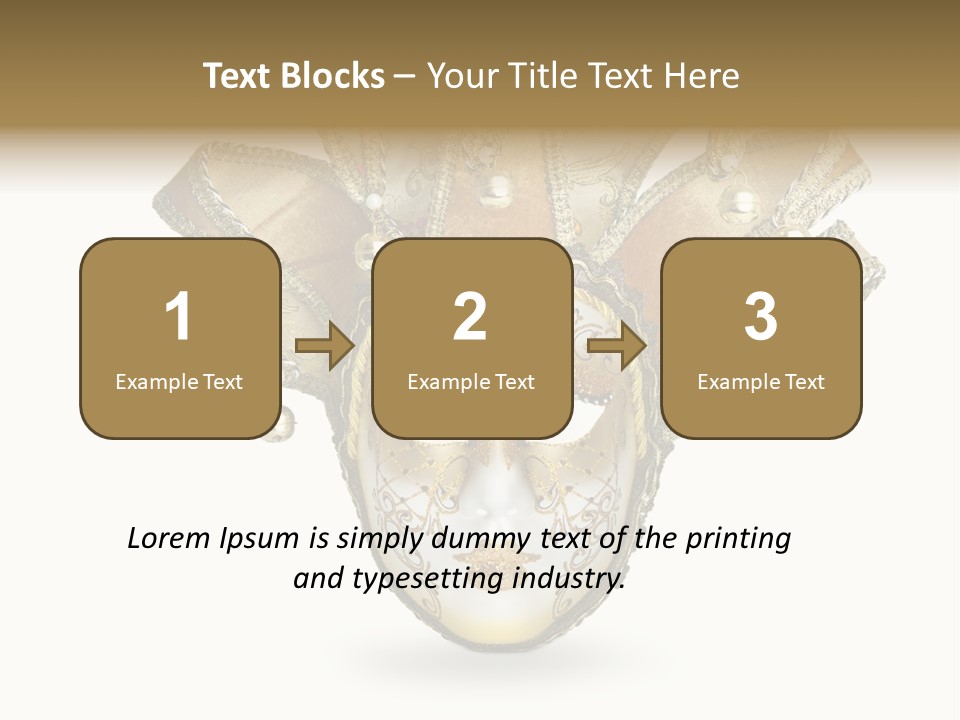 Hidden Eye Shadow PowerPoint Template