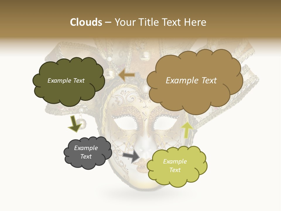 Hidden Eye Shadow PowerPoint Template