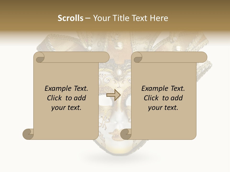 Hidden Eye Shadow PowerPoint Template