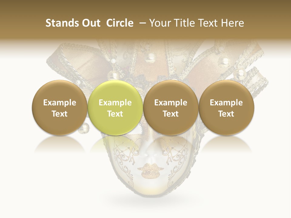 Hidden Eye Shadow PowerPoint Template