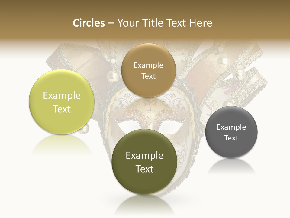 Hidden Eye Shadow PowerPoint Template