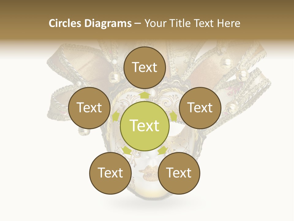 Hidden Eye Shadow PowerPoint Template