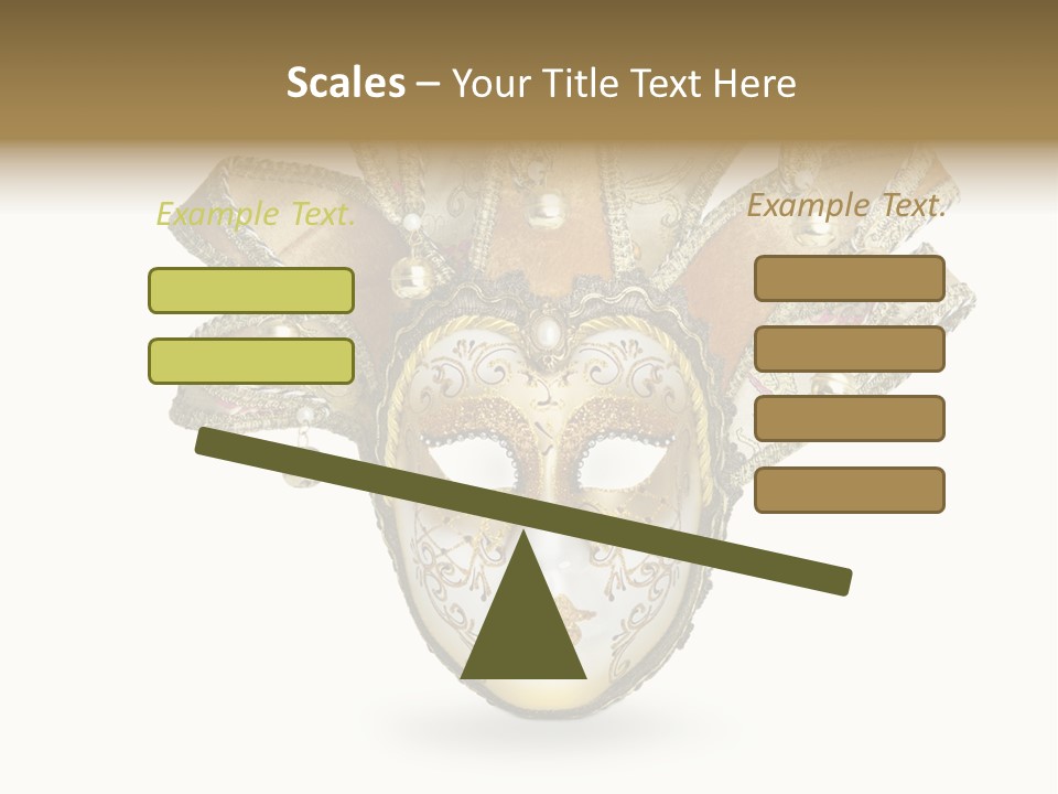 Hidden Eye Shadow PowerPoint Template