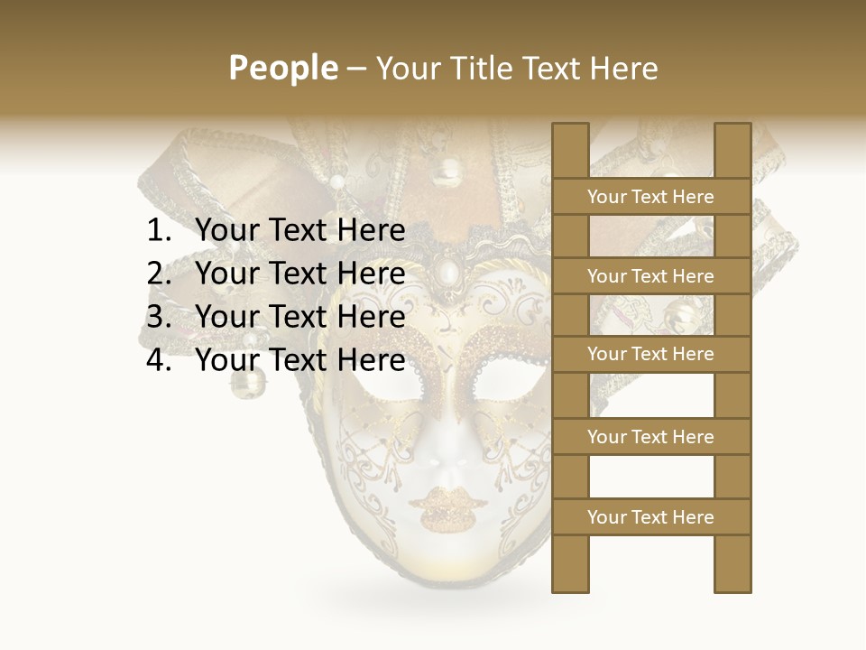 Hidden Eye Shadow PowerPoint Template