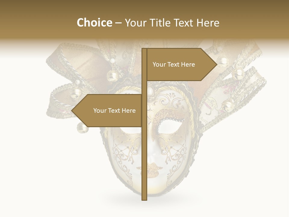 Hidden Eye Shadow PowerPoint Template