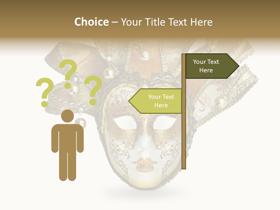 Hidden Eye Shadow PowerPoint Template