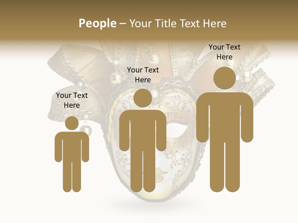 Hidden Eye Shadow PowerPoint Template