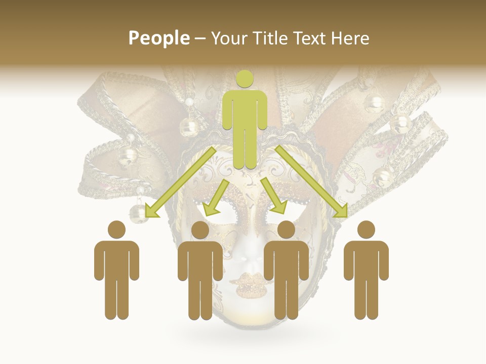 Hidden Eye Shadow PowerPoint Template