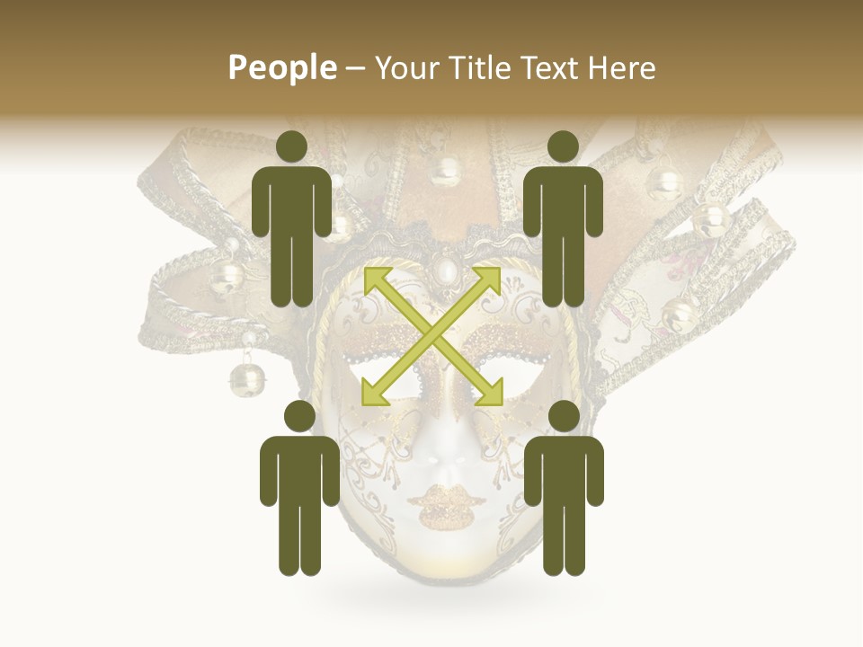 Hidden Eye Shadow PowerPoint Template