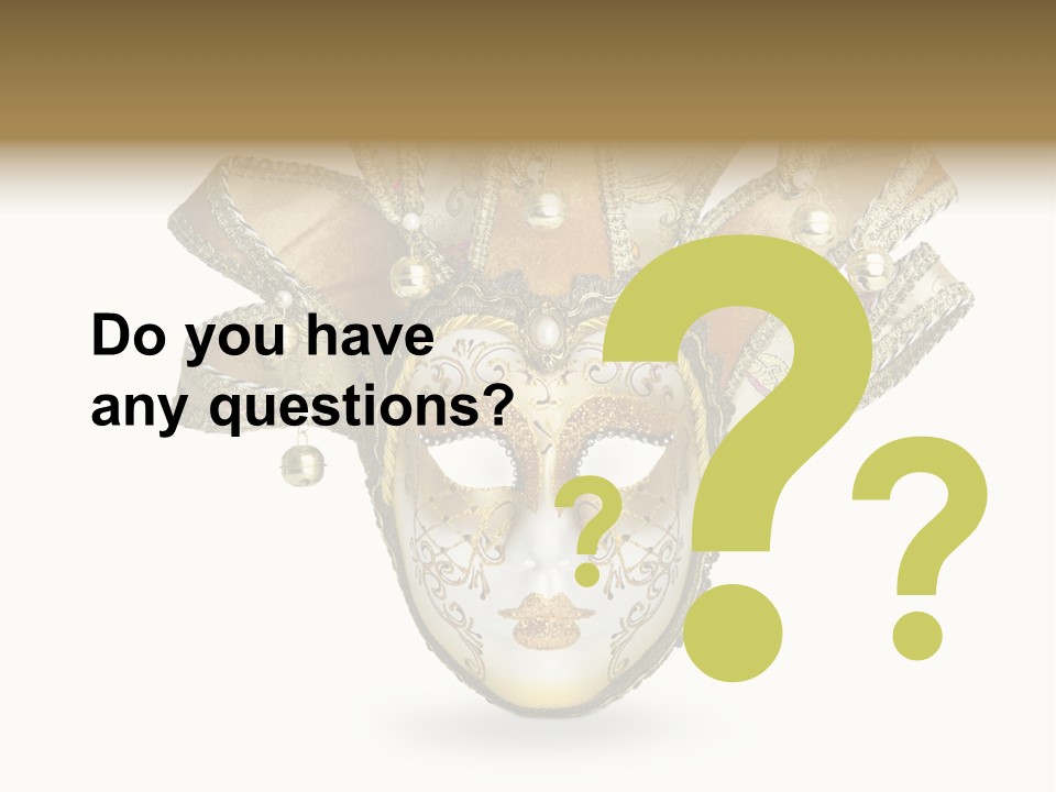 Hidden Eye Shadow PowerPoint Template