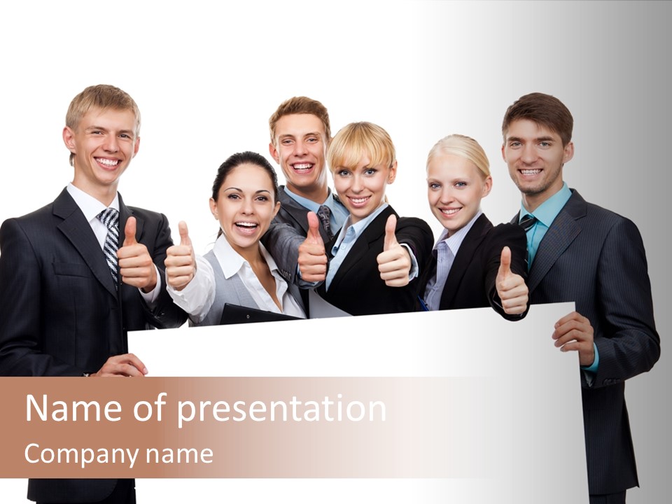 Approval Billboard Business PowerPoint Template