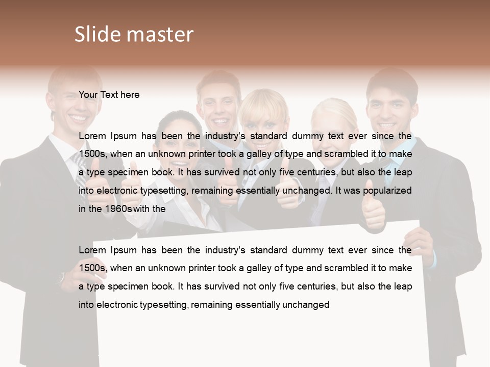 Approval Billboard Business PowerPoint Template