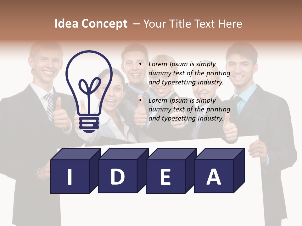 Approval Billboard Business PowerPoint Template